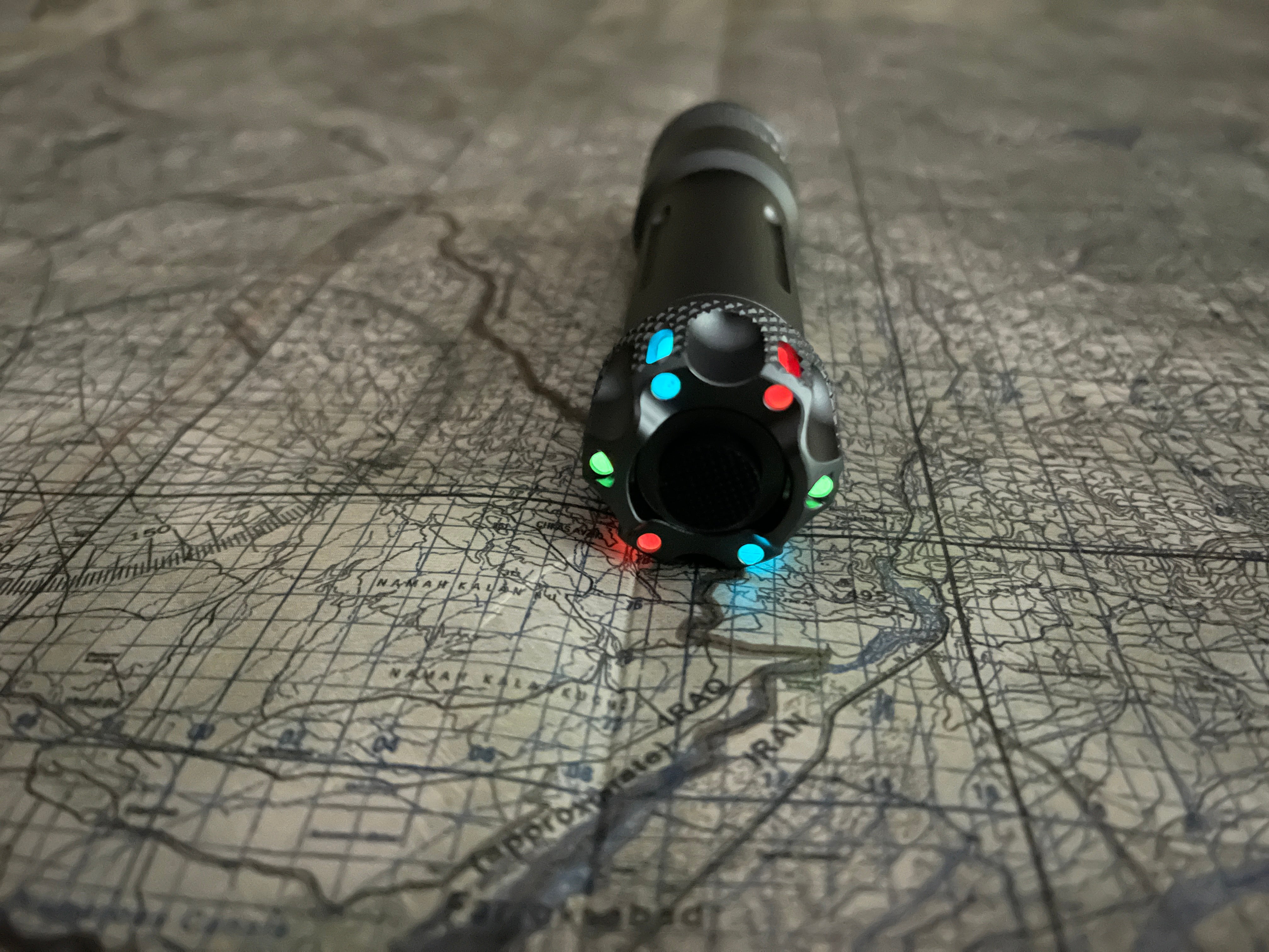 LEP DX Reach - Laser Flashlight 18650 / 21700 by Maratac® - Matte Black - Gen 3 - Coming Soon!