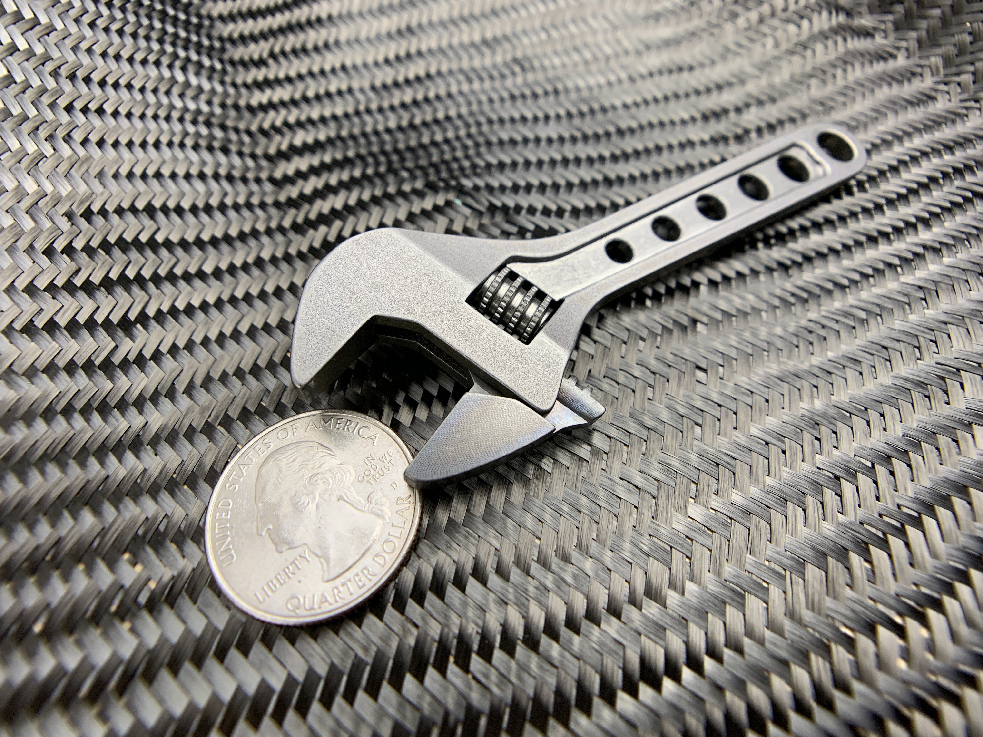 Adjustable Wrench - Titanium 4 Inch ( NSN Pending ) - CountyComm