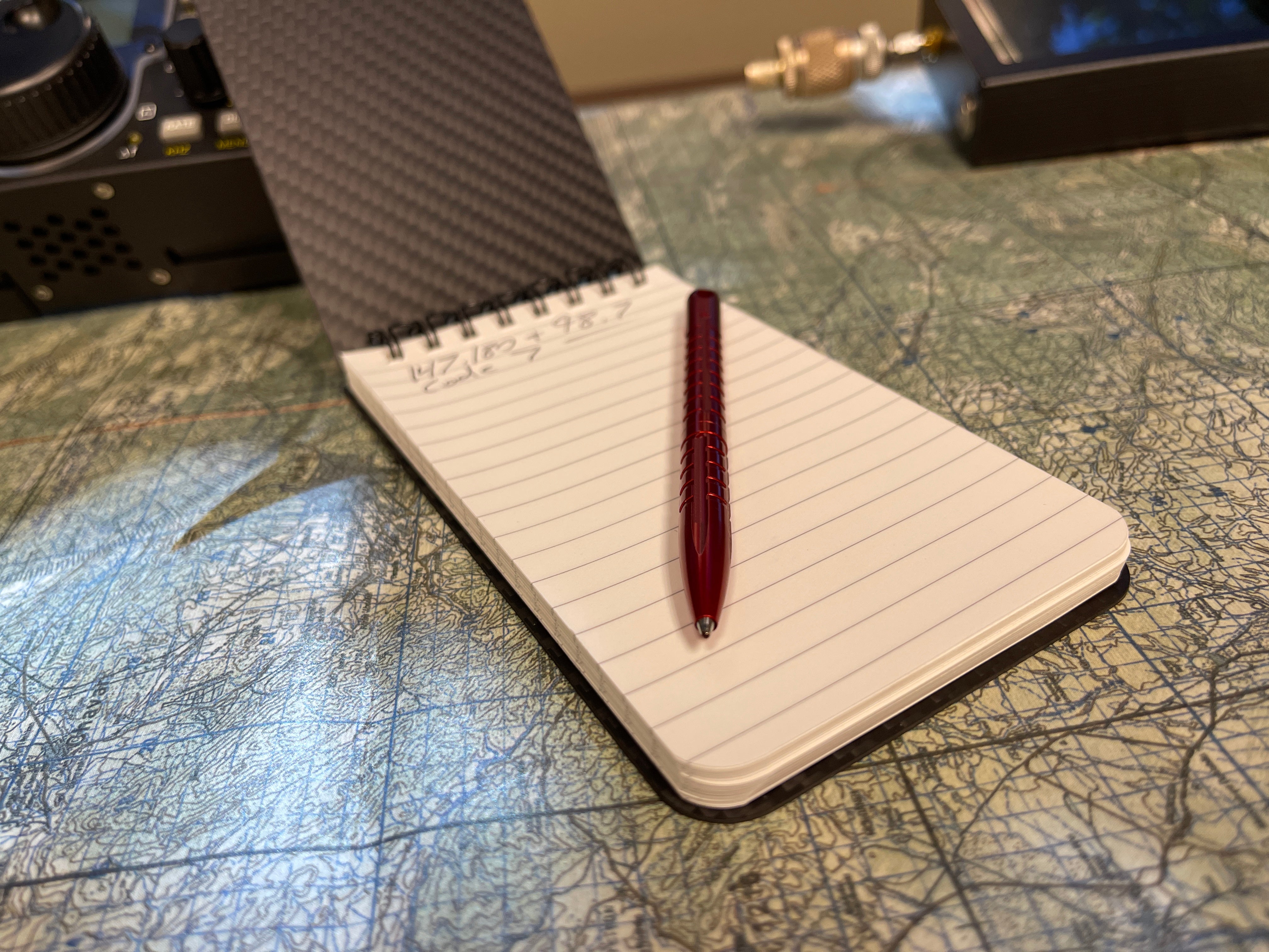 Weather Proof Carbon Fiber Notebook V2 ( Includes Glow POP Pen! )
