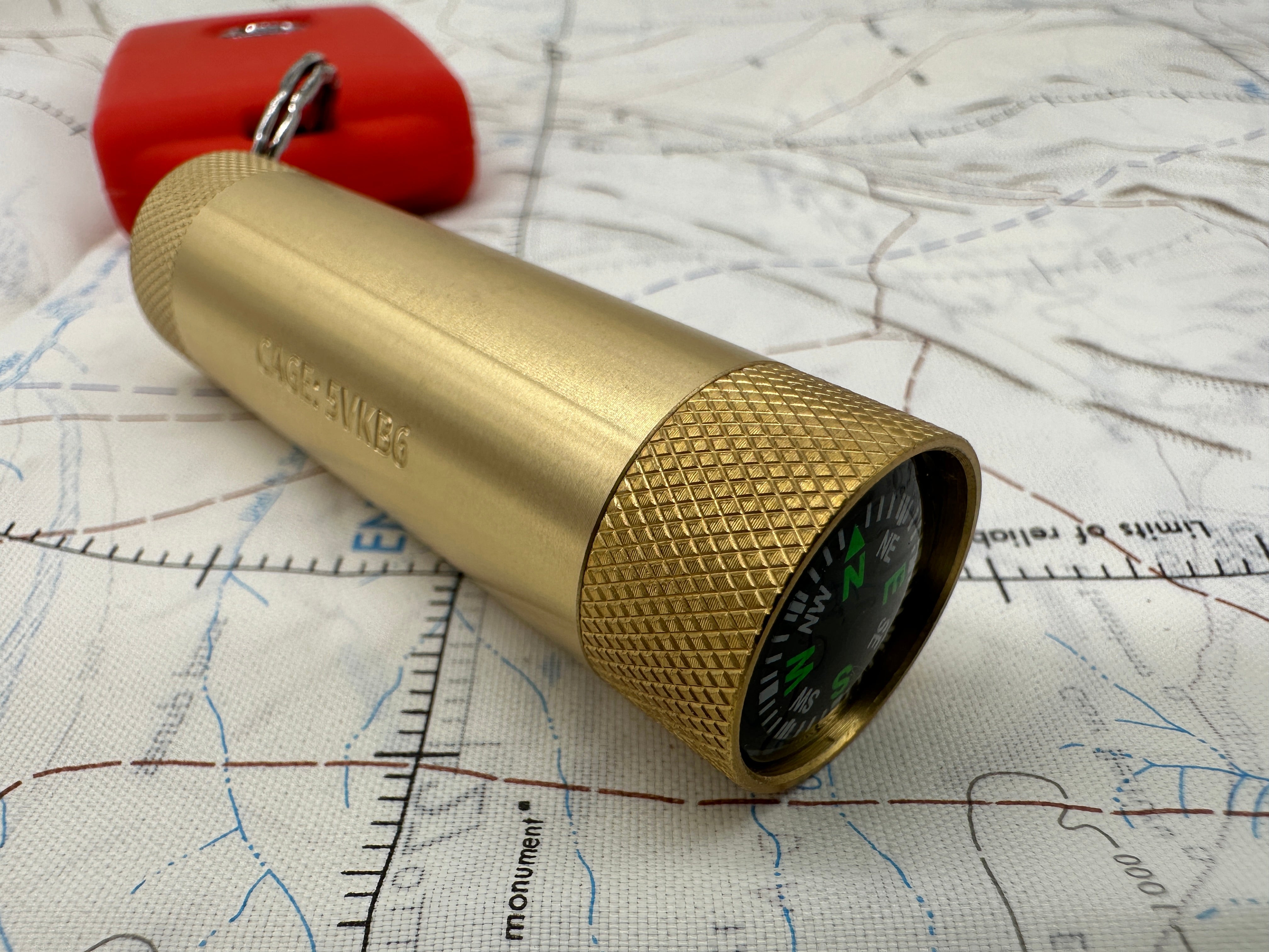 Brass Match & Compass Capsule - Gen 2