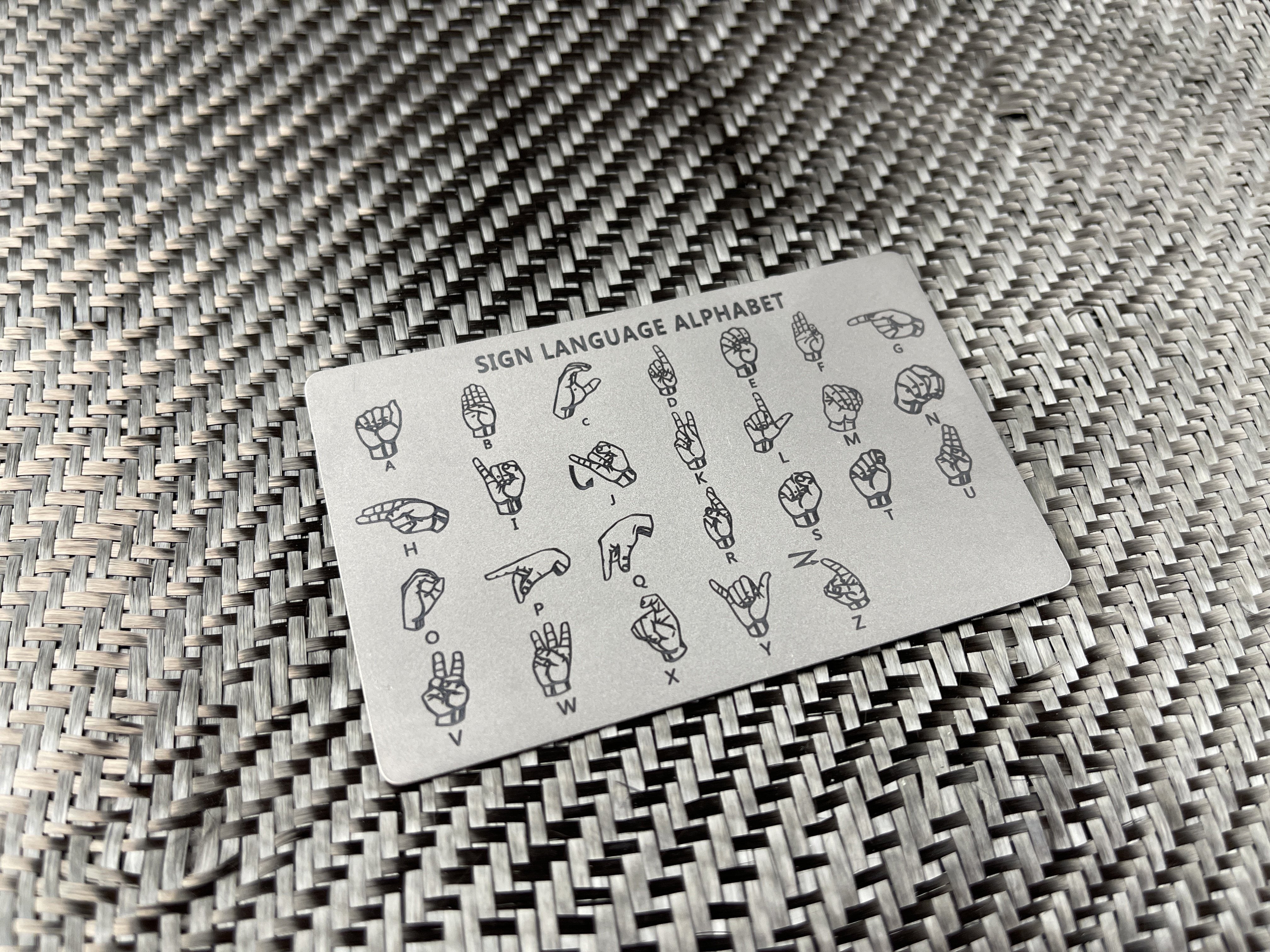 Titanium Tactical Hand Signals Cards ( Double Sided ) - CountyComm