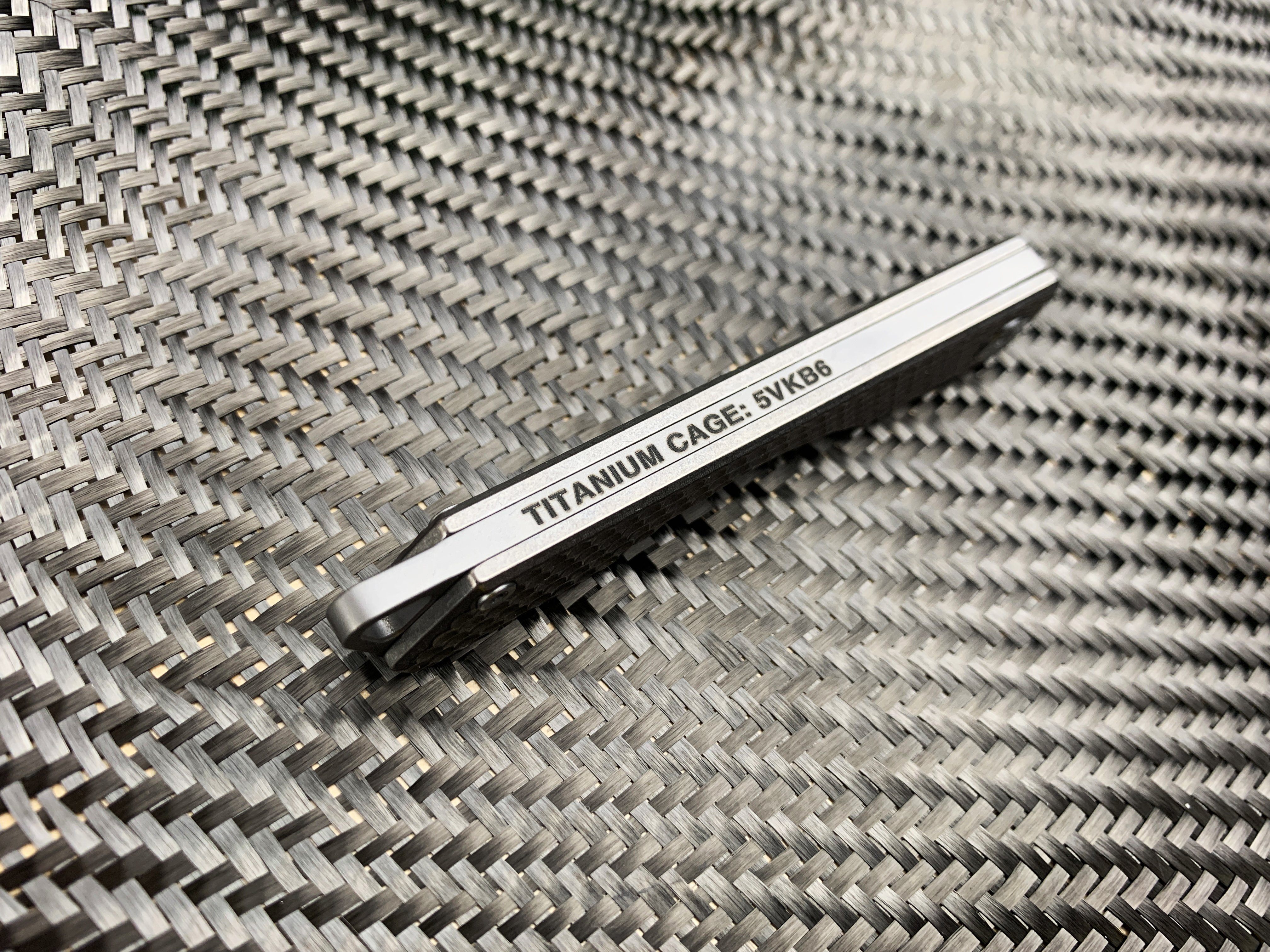 Folding Titanium Craft Scalpel Knife + Case + Spare Blades! - CountyComm