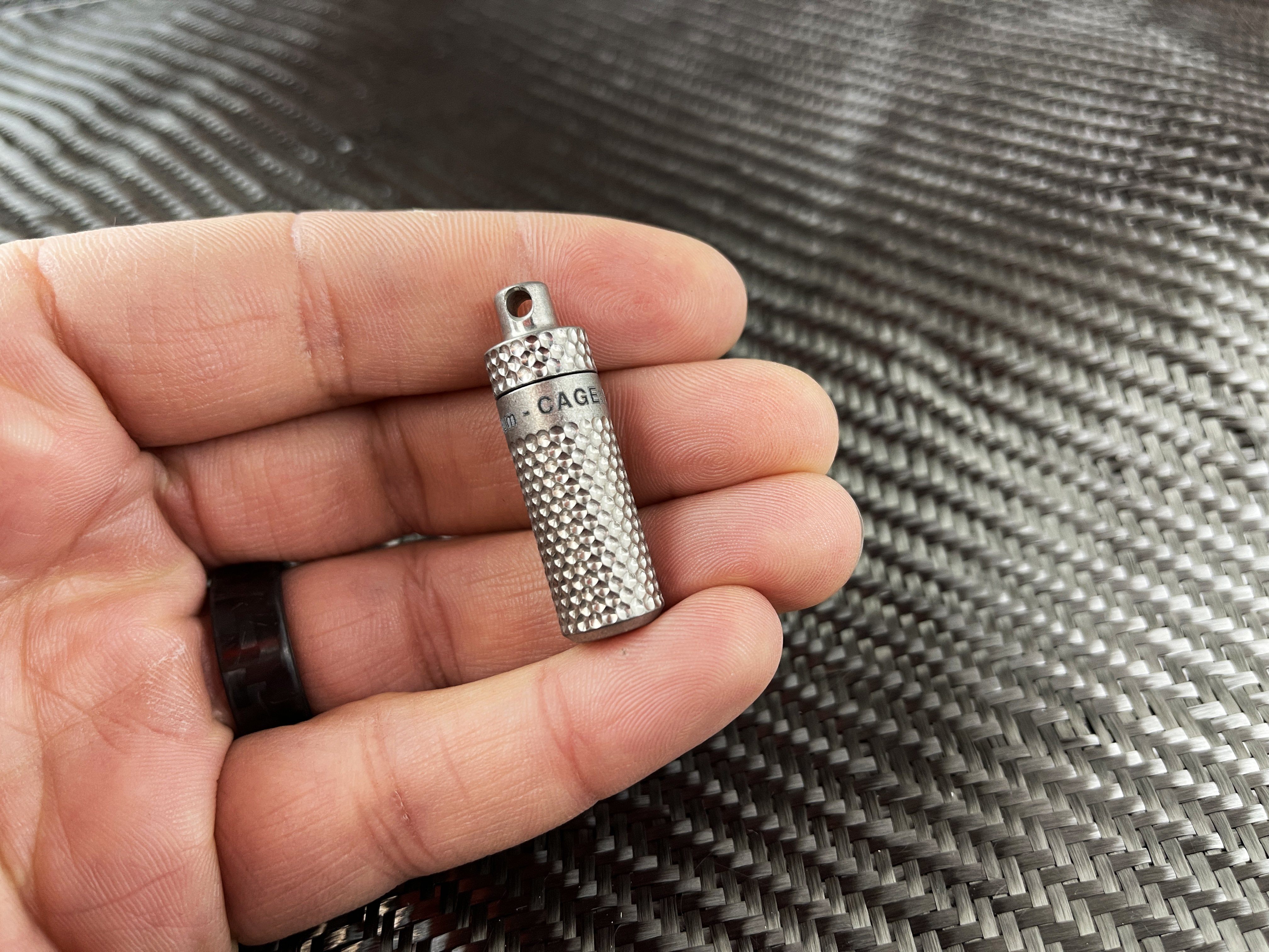 Piccolo Titanium Dimpled Capsule - CountyComm