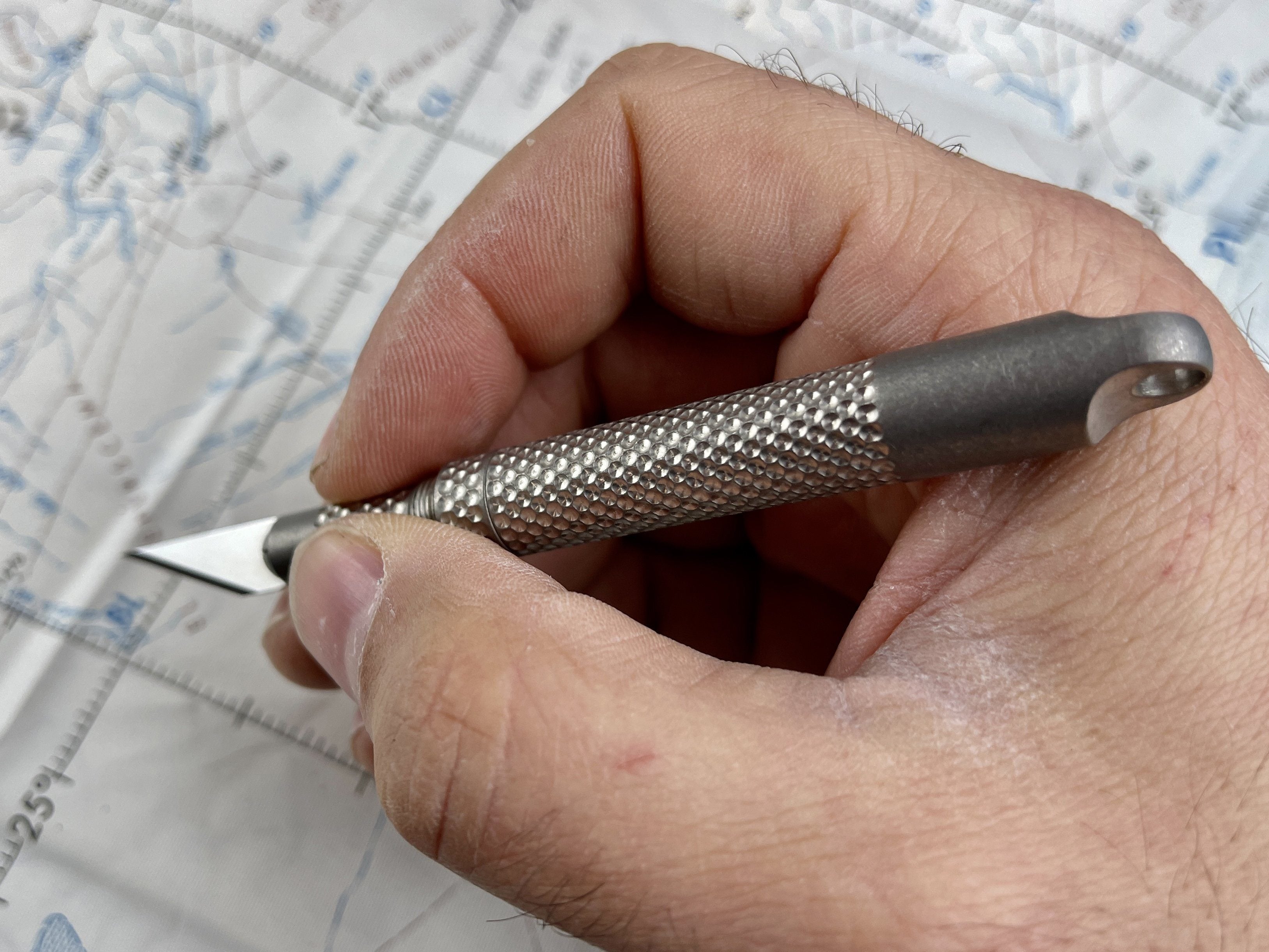 Key Ring Titanium Collapsible Scalpel by Maratac™ - CountyComm