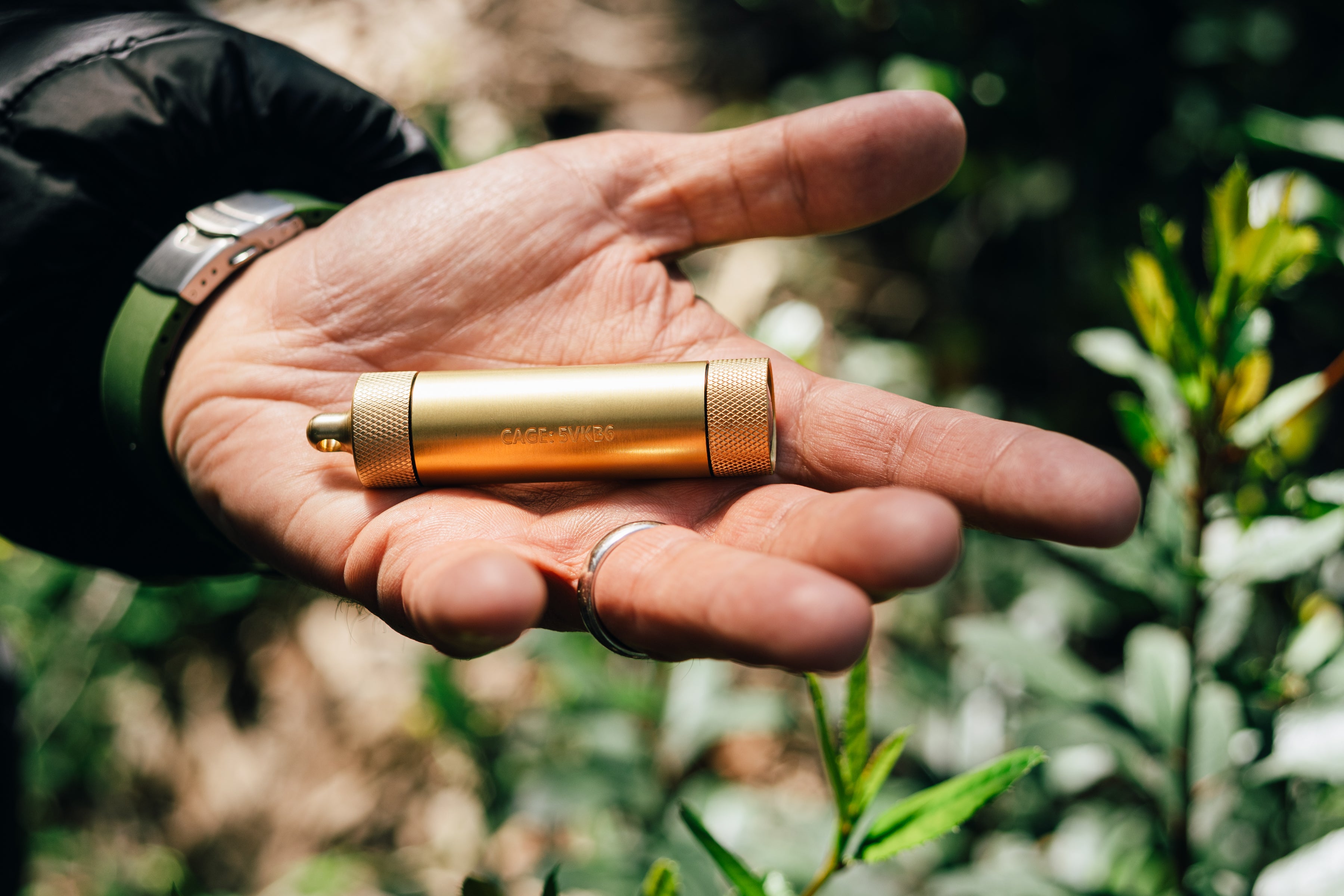 Brass Match & Compass Capsule - Gen 2