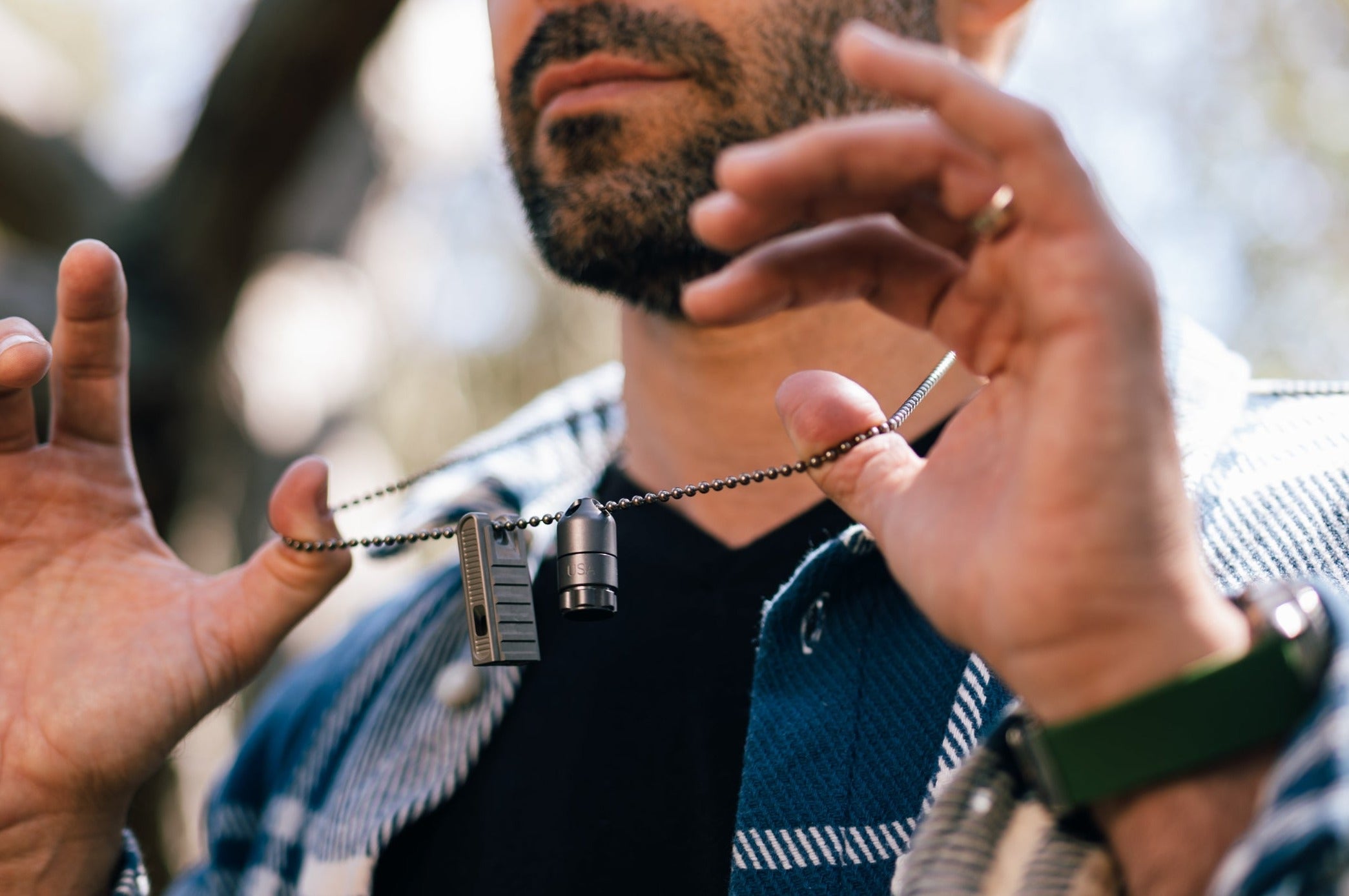 Titanium Ball Chain Kit + 5 Clasps - Gen 2