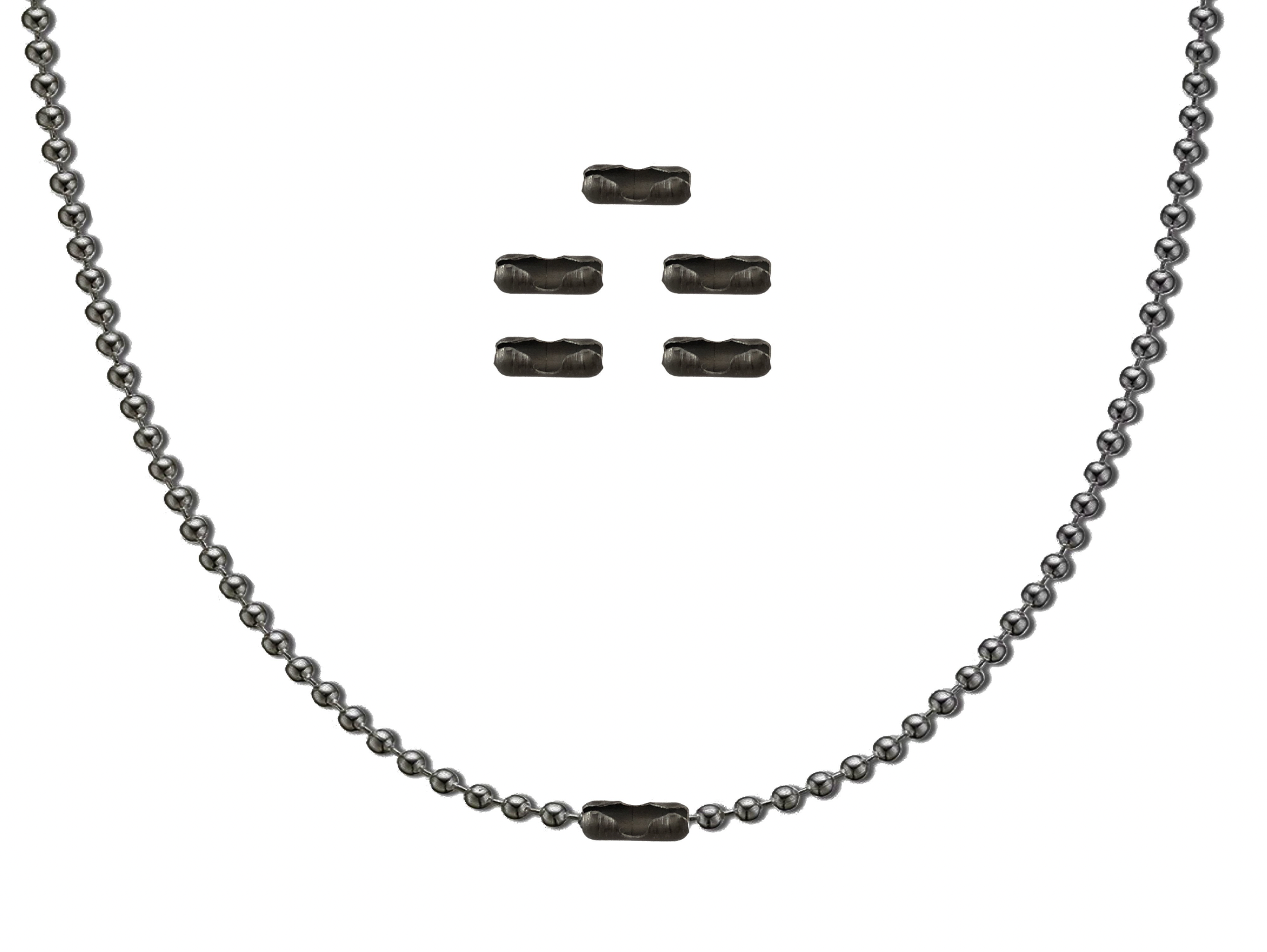 Titanium Ball Chain Kit + 5 Clasps - Gen 2