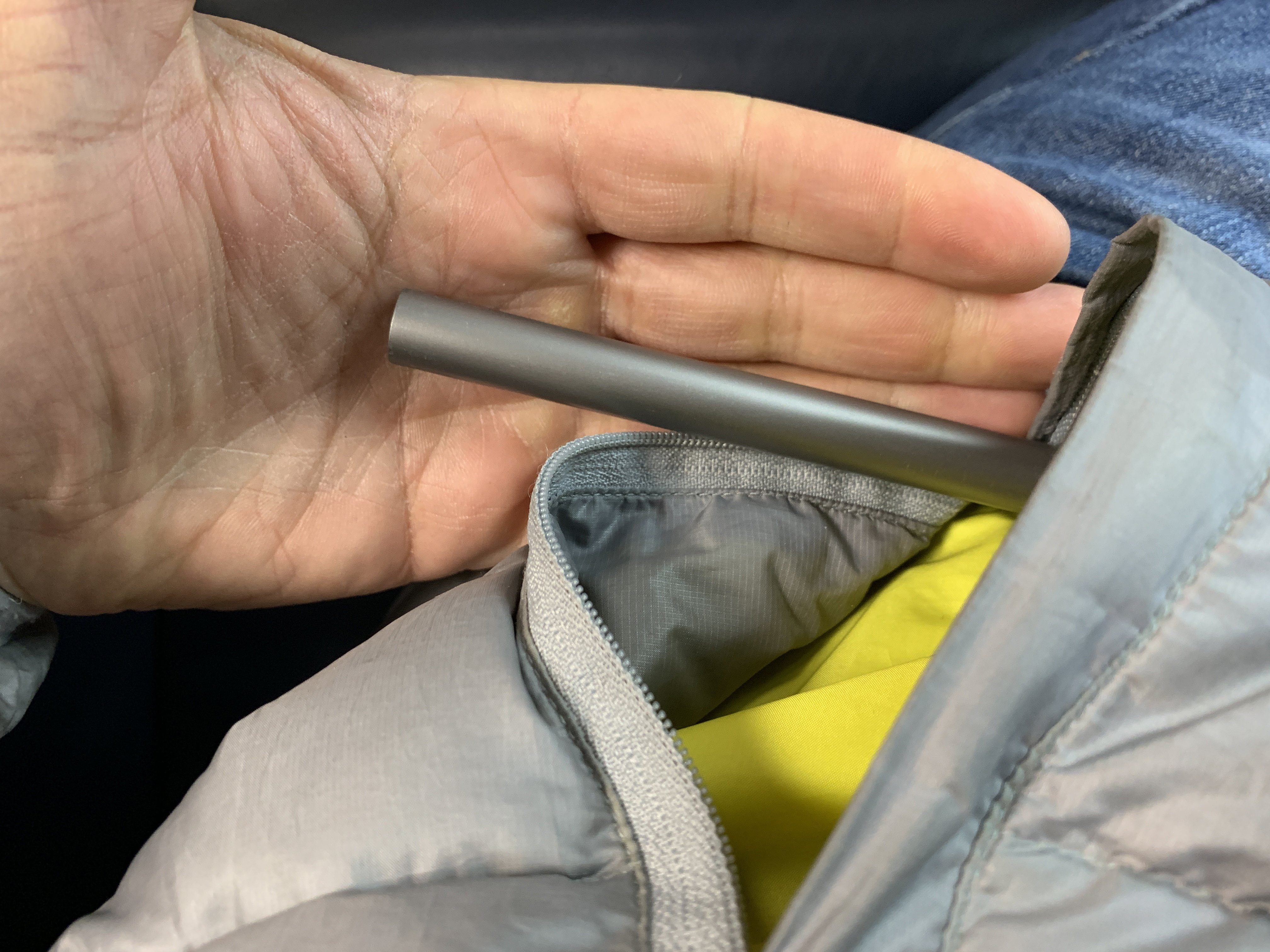 Angled Tip Massive Poseidon Ti-Straw - Ultra Lightweight Titanium - CountyComm
