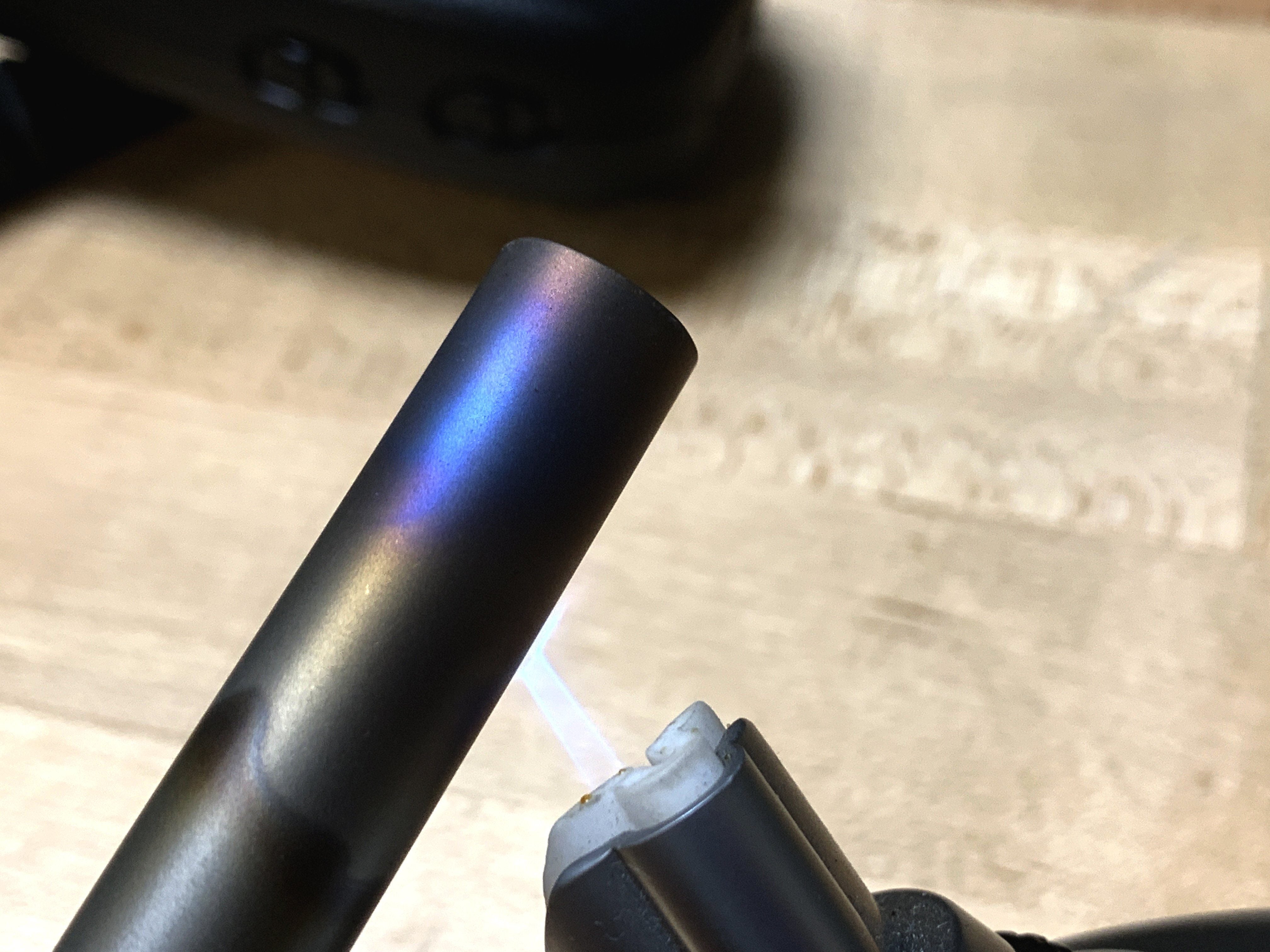 Angled Tip Massive Poseidon Ti-Straw - Ultra Lightweight Titanium - CountyComm