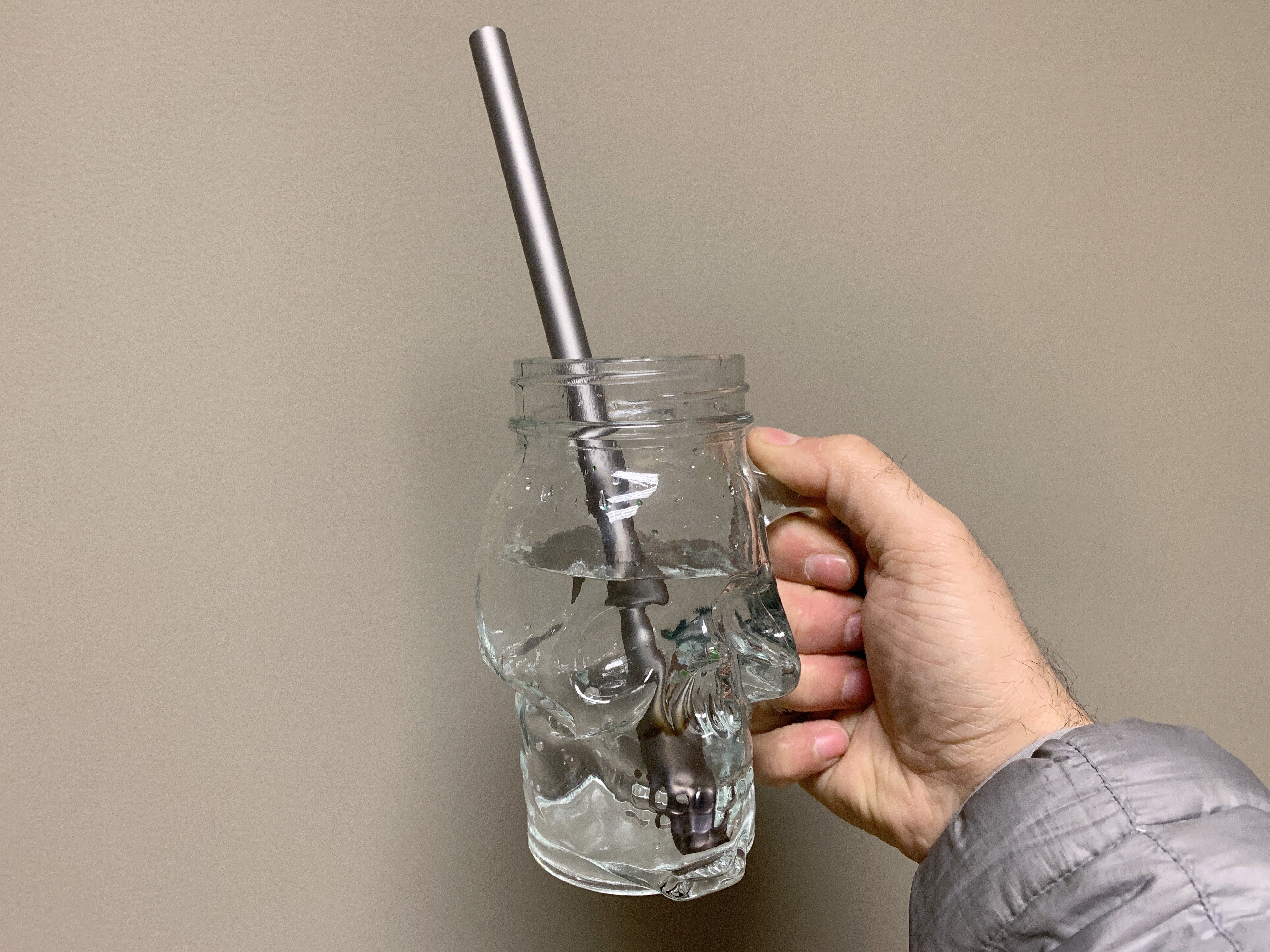 Angled Tip Massive Poseidon Ti-Straw - Ultra Lightweight Titanium - CountyComm