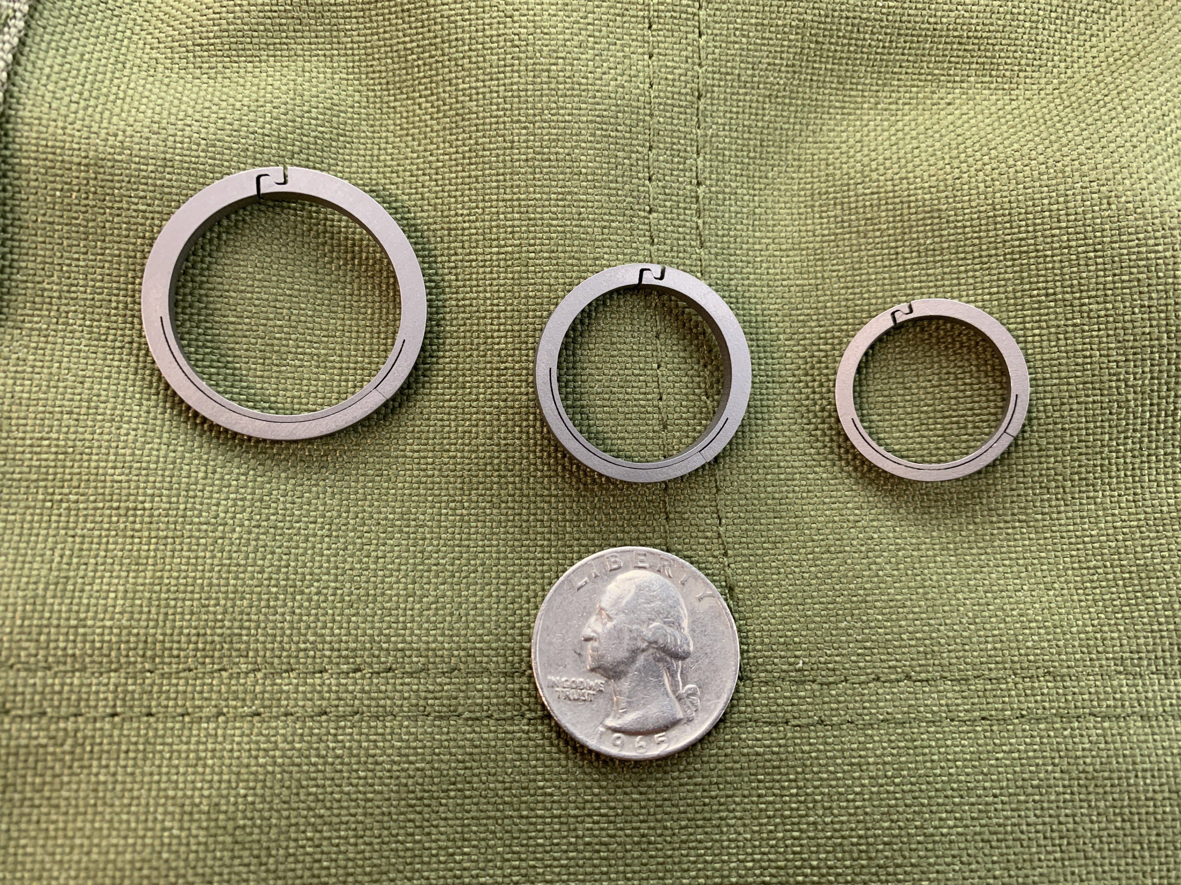 Living Titanium Spring Clip -  Tri Pack ( Gen 2 ) - CountyComm