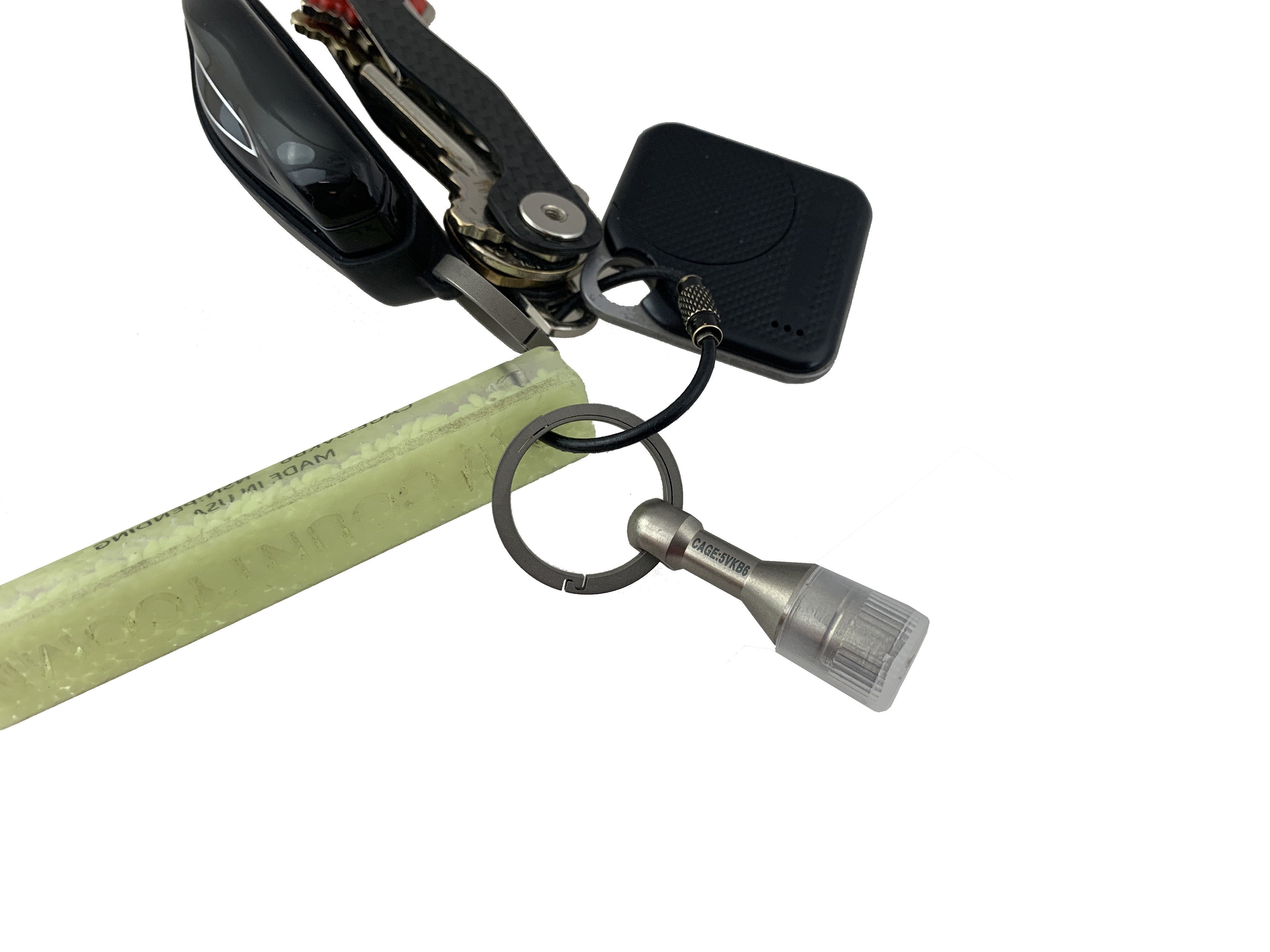 Titanium Magnetic Ferrous Tester + Living Spring Key Ring - CountyComm