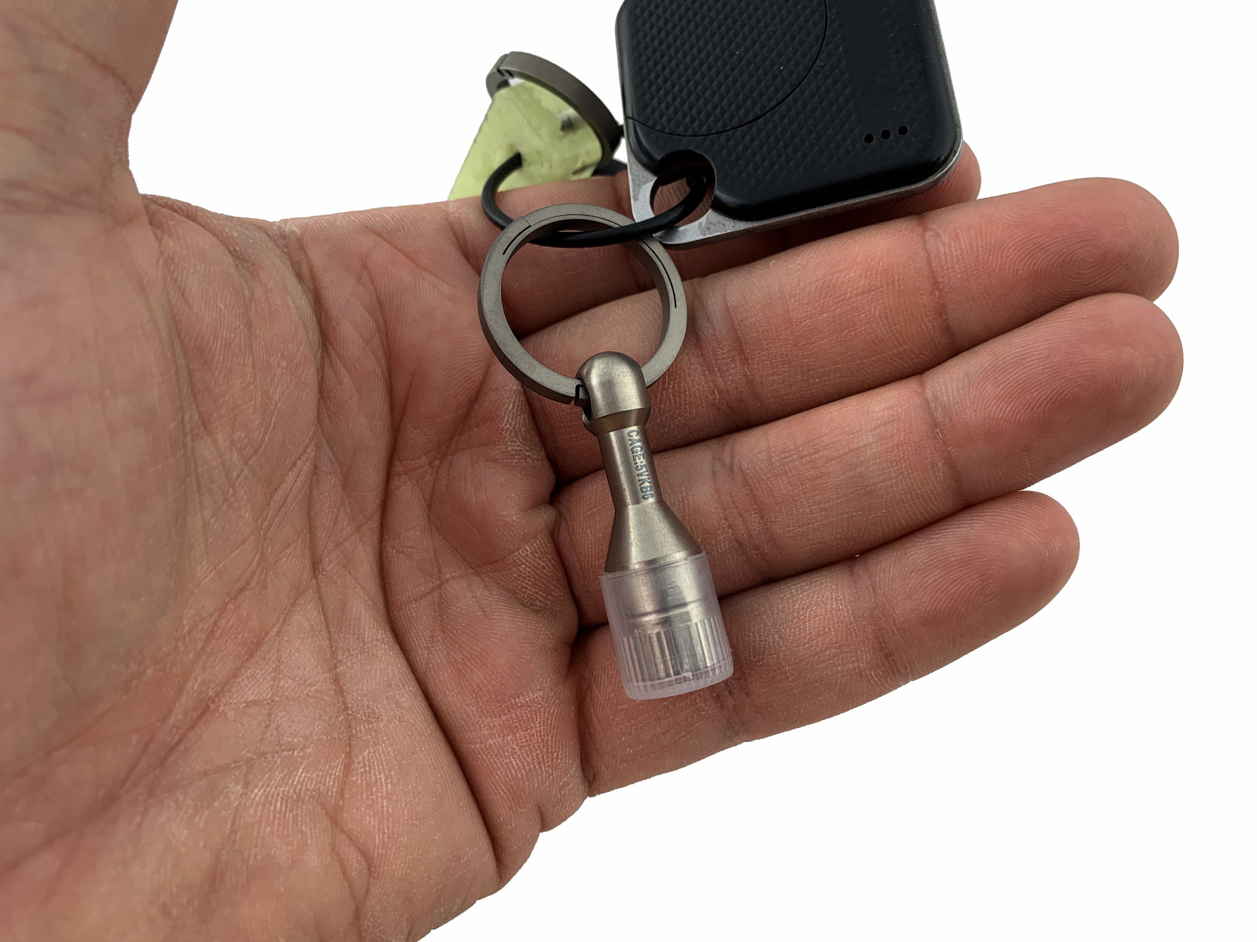 Titanium Magnetic Ferrous Tester + Living Spring Key Ring - CountyComm