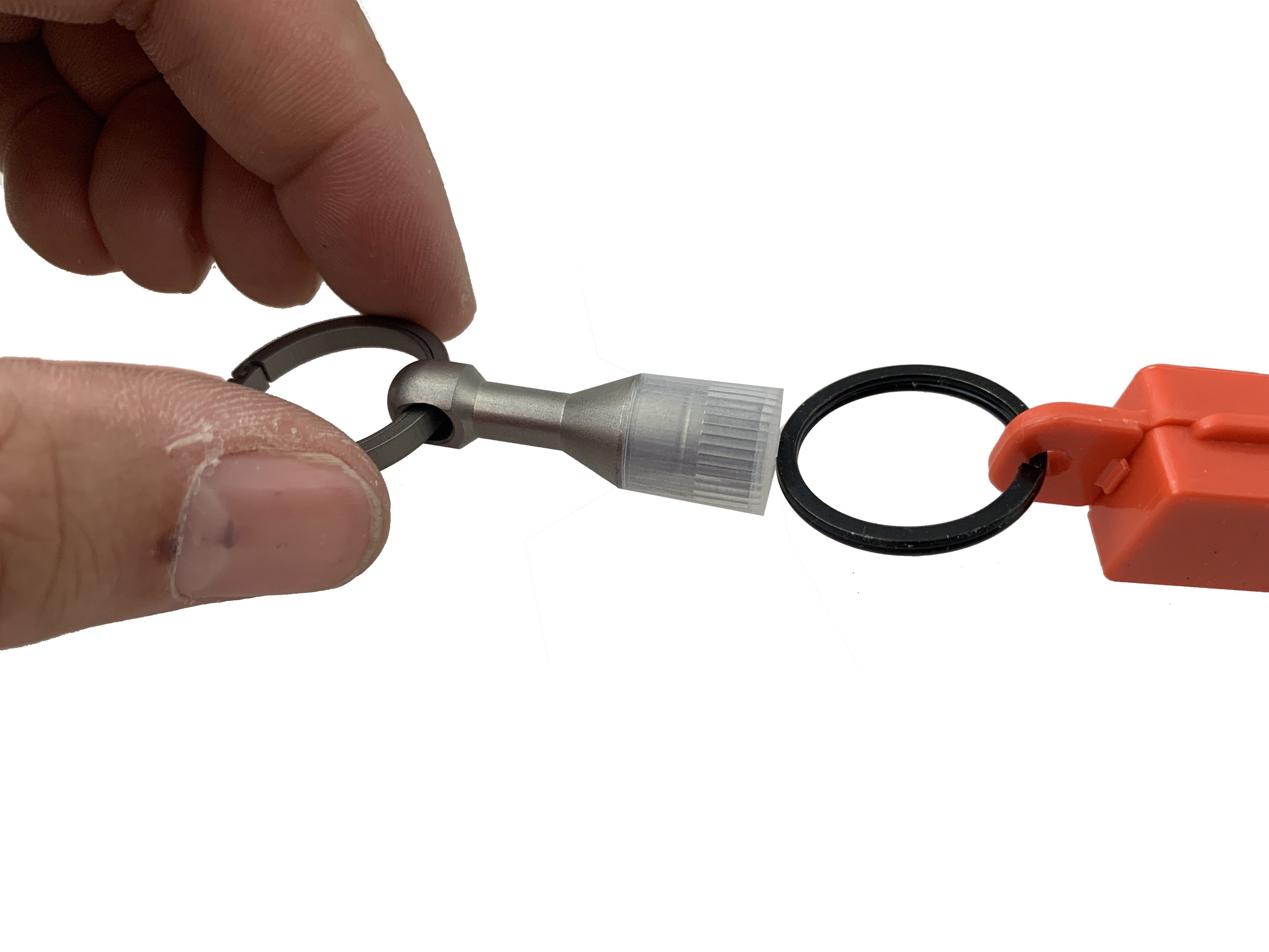 Titanium Magnetic Ferrous Tester + Living Spring Key Ring - CountyComm