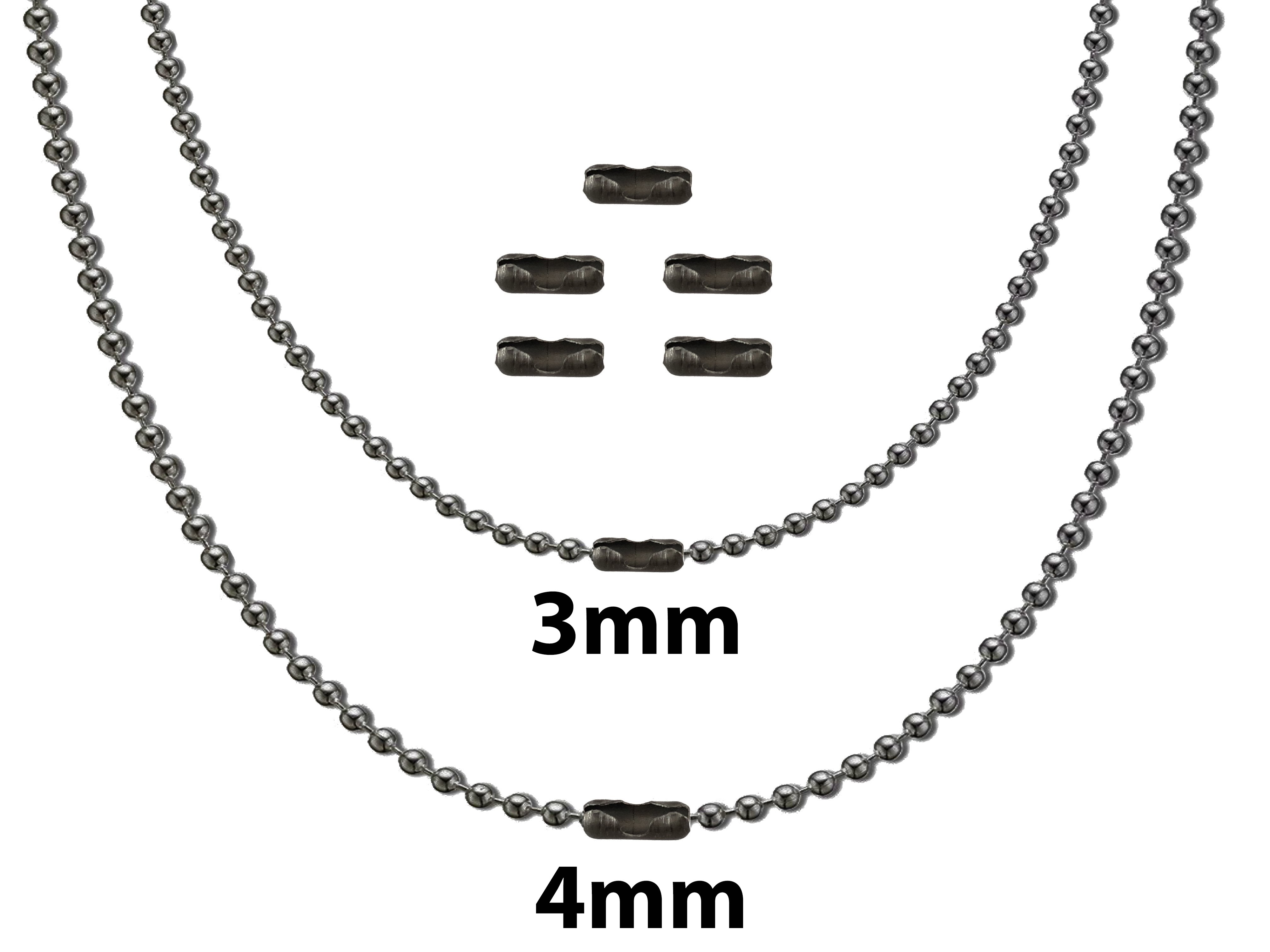Titanium Ball Chain Kit + 5 Clasps - Gen 2