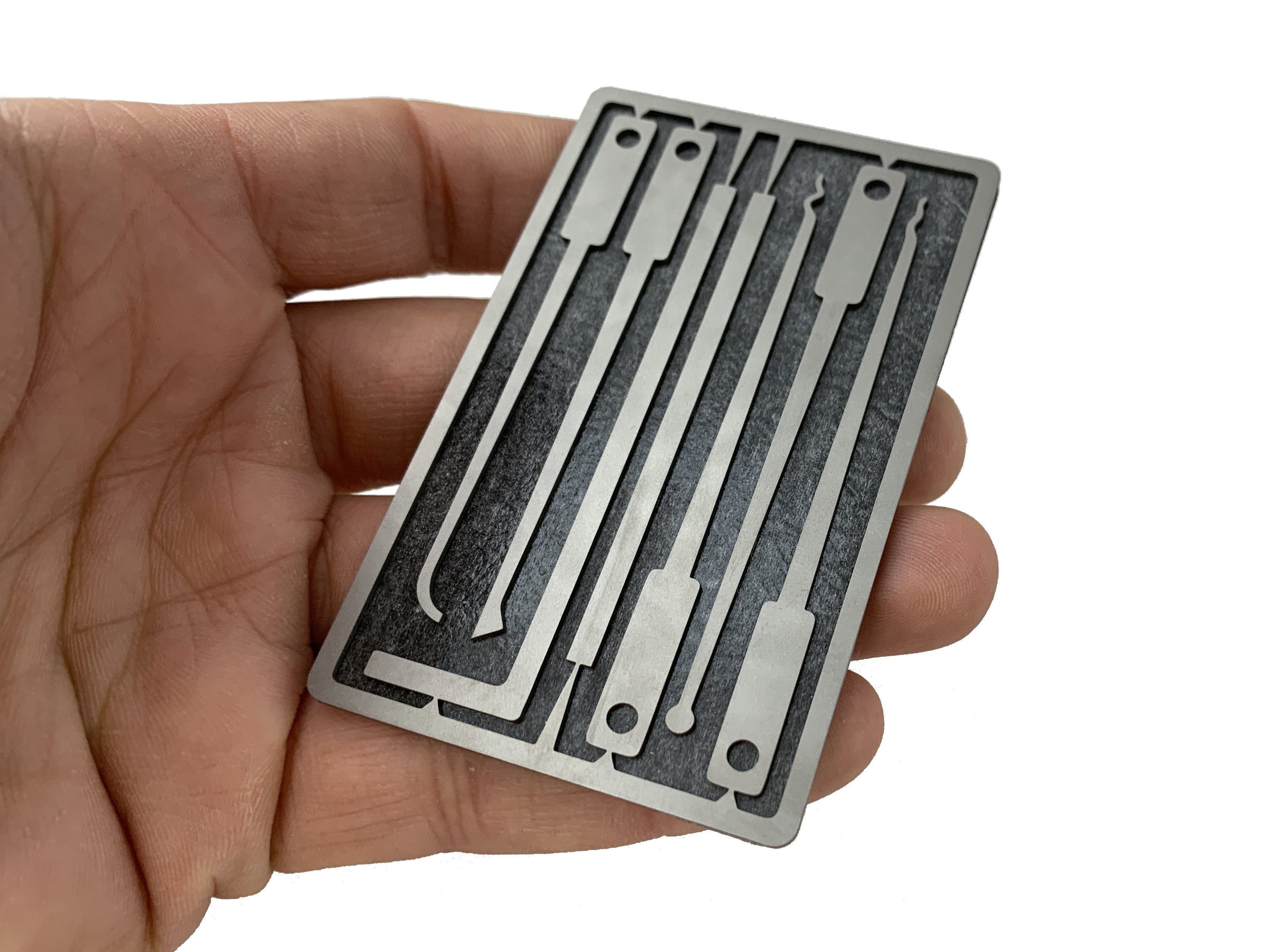 Covert Titanium Lock Pick Manipulation Card - CountyComm