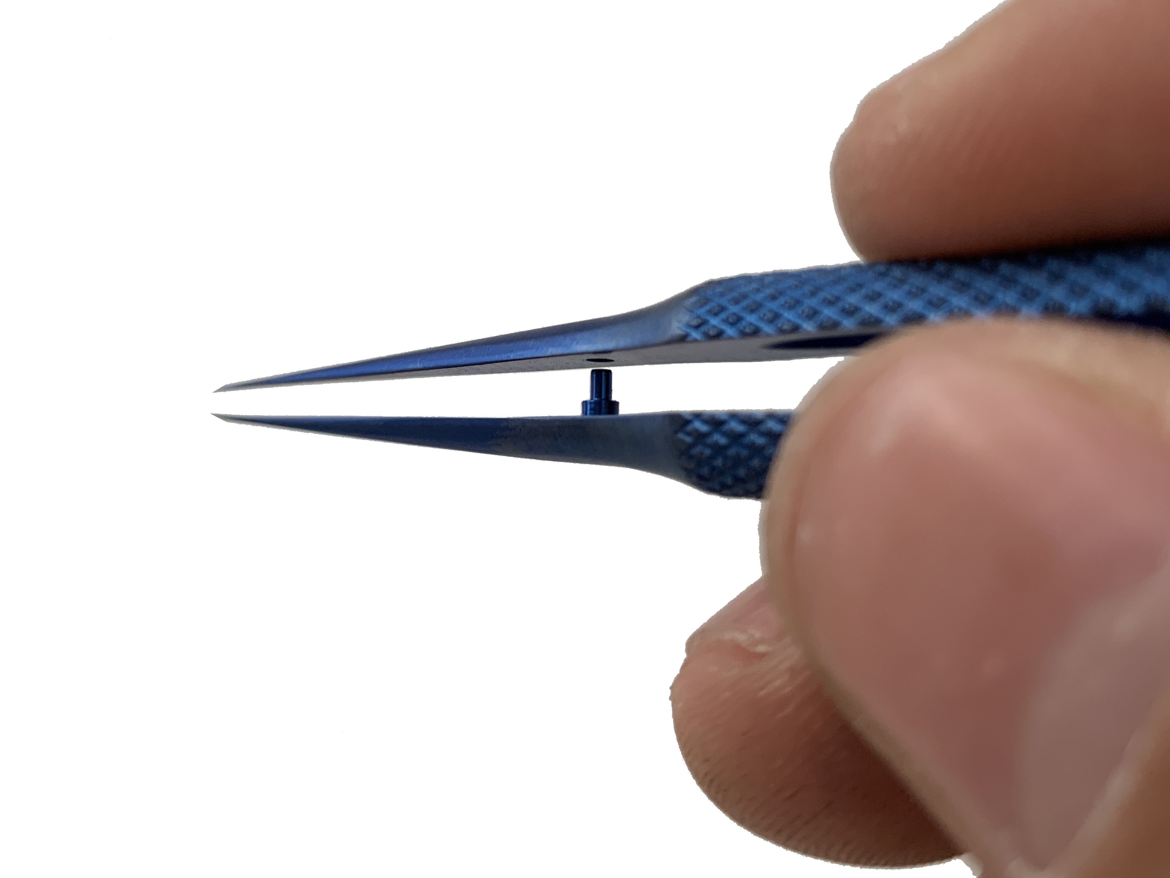 Full Size Electro Ultra Fine Tip Titanium Tweezers By Maratac - CountyComm