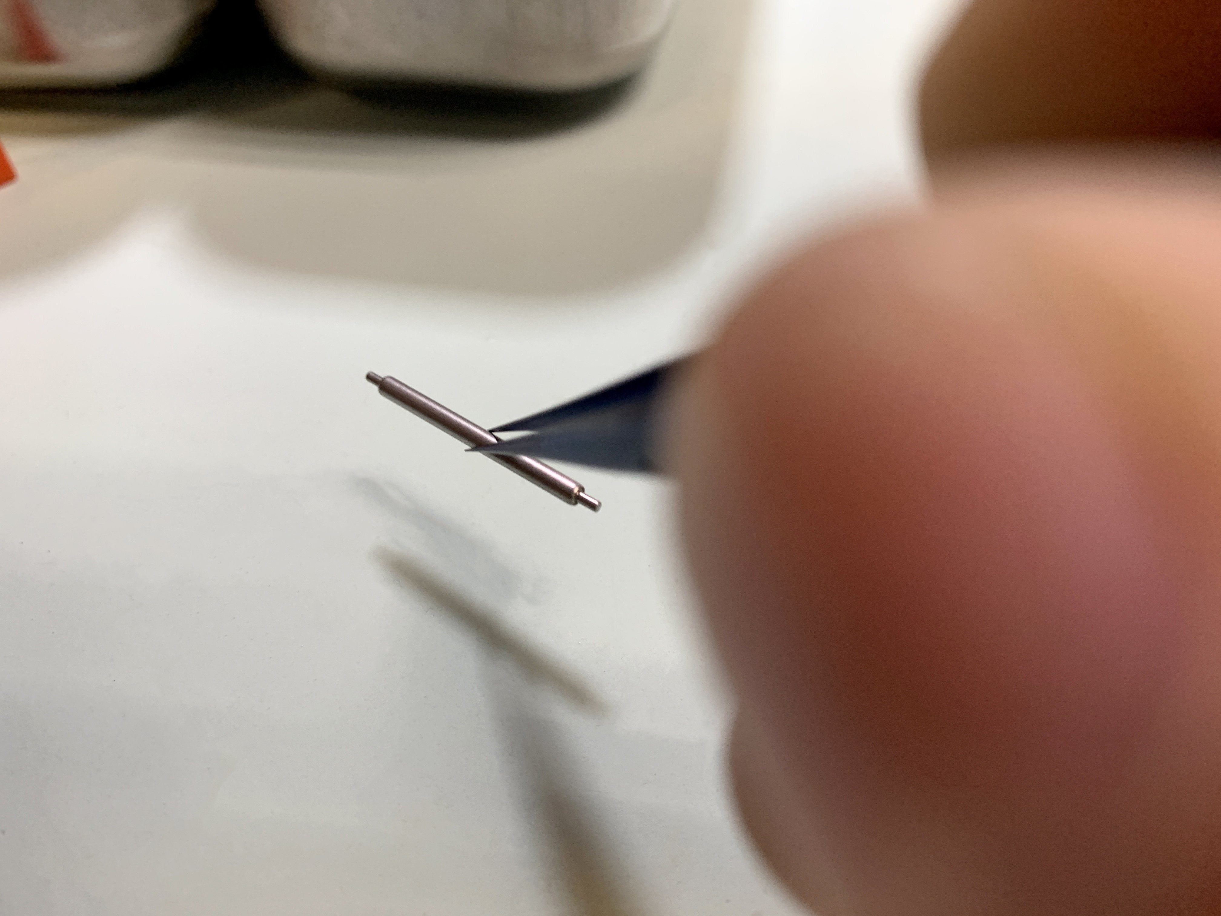 Full Size Electro Ultra Fine Tip Titanium Tweezers By Maratac - CountyComm